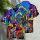 Bison Animals Colorful Bisons - Hawaiian Shirt - Reefox