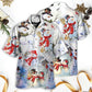 Snowman Christmas Merry Xmas - Hawaiian Shirt - Reefox
