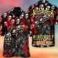 Skull Dark Gun Red Smoke Lighting - Hawaiian Shirt - Reefox
