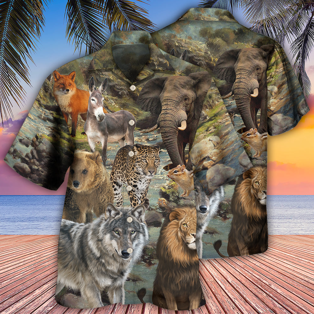 Animals The Beauty Of Animals - Hawaiian Shirt - Reefox