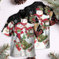 Christmas Cutie Snowman Happy Xmas Cardinal - Hawaiian Shirt - Reefox