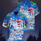 America Merry Xmas Santa Claus America - Hawaiian Shirt - Reefox