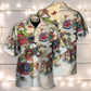 Christmas Couple Snowman Lover Winter Xmas - Hawaiian Shirt - Reefox