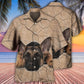 German Shepherd On The Ground - Hawaiian Shirt - Reefox