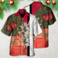 Christmas Cat Looking Forward To Christmas - Hawaiian Shirt - Reefox