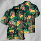 Owl Tropical Summer Floral Vibes - Hawaiian Shirt - Reefox
