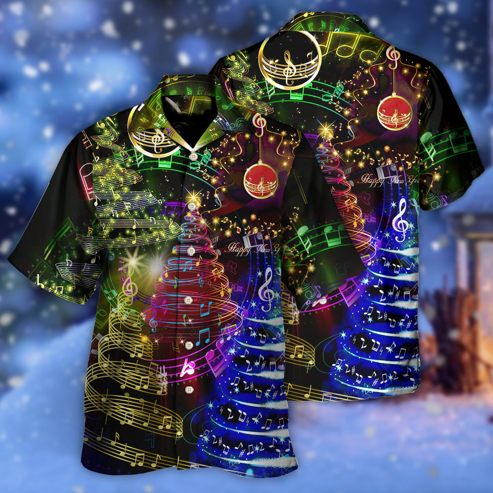 Christmas Tree Music Happiness - Hawaiian Shirt - Reefox