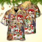 Christmas Snowman Couple Love Xmas Cool - Hawaiian Shirt - Reefox