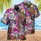 Octopus in Whimsical Modern Psychedelics - Hawaiian Shirt - Reefox