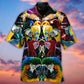 Parrot Wild Animal Neon Colorful - Hawaiian Shirt - Reefox