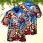 Christmas Santa Weightlifting Christmas Fitness Gym - Hawaiian Shirt - HAWS01NDN031122 - Reefox
