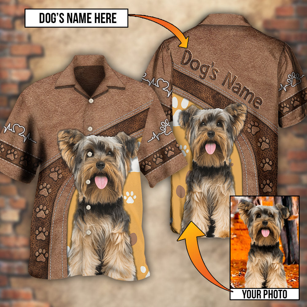 Dog Paw Various Style Custom Photo Personalized - Hawaiian Shirt - Reefox