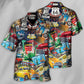 Car Route 66 Road Trip Puzzle - Hawaiian Shirt - Reefox