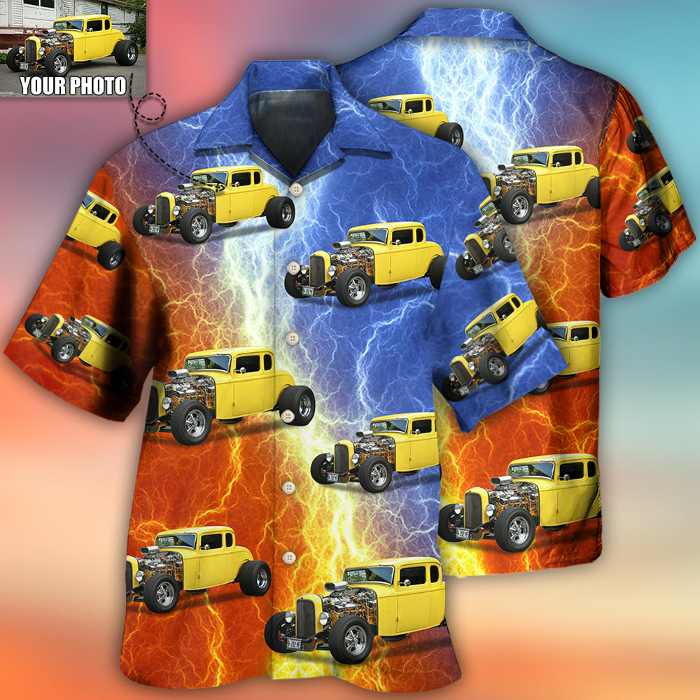 Hot Rod Various Style Custom Photo - Hawaiian Shirt - Reefox