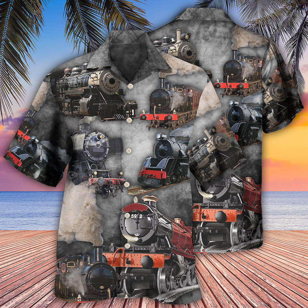 Train Going To A Mysterious Land - Hawaiian Shirt - Reefox