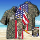 US Army Tropical US Flag Custom Photo - Hawaiian Shirt - Reefox