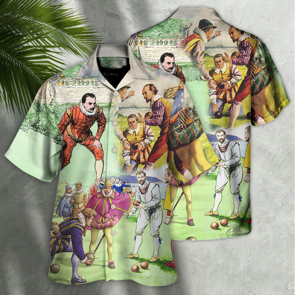 Lawn Bowling History Of Lawn Bowling Amazing - Hawaiian Shirt - Reefox