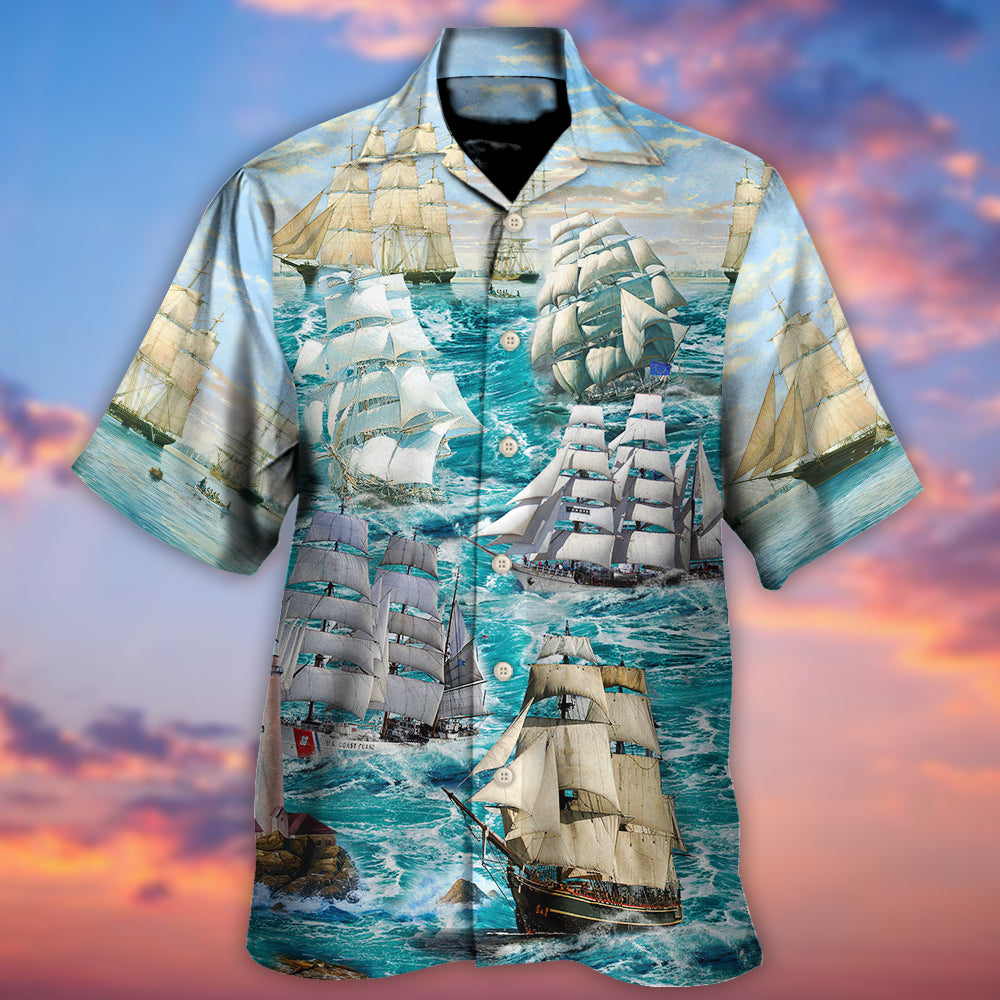 Sail Flying Cloud Under Sea - Hawaiian Shirt - Reefox