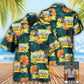 School Bus Driver Tropical Custom Photo - Hawaiian Shirt - Reefox