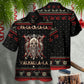 Viking Valhalla Black And Red Fa La La - Hawaiian Shirt - Reefox