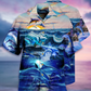 Dolphin Lovely Love Ocean Love Human - Hawaiian Shirt - Reefox