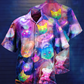 Cat Galaxy Colorfull Style - Hawaiian Shirt - Reefox