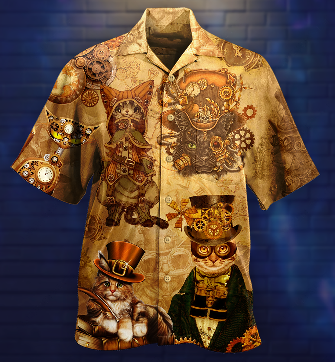 Cat Luxury Style - Hawaiian Shirt - Reefox