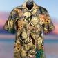 Skull Retro Style - Hawaiian Shirt - Reefox