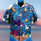 Spaceship Fly To Galaxy - Hawaiian Shirt - Reefox