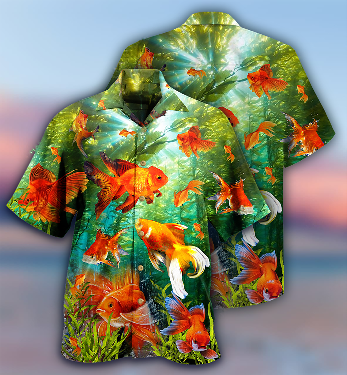 Fish Goldfish Beautiful Love It - Hawaiian Shirt - Reefox