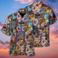 Owl Wild Animal Neon Colorful - Hawaiian Shirt - Reefox