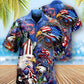 America My Heat Beats True To My Country Patriotism - Hawaiian Shirt - Reefox