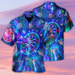 Dart Neon Sign Bright Royal - Hawaiian Shirt - Reefox
