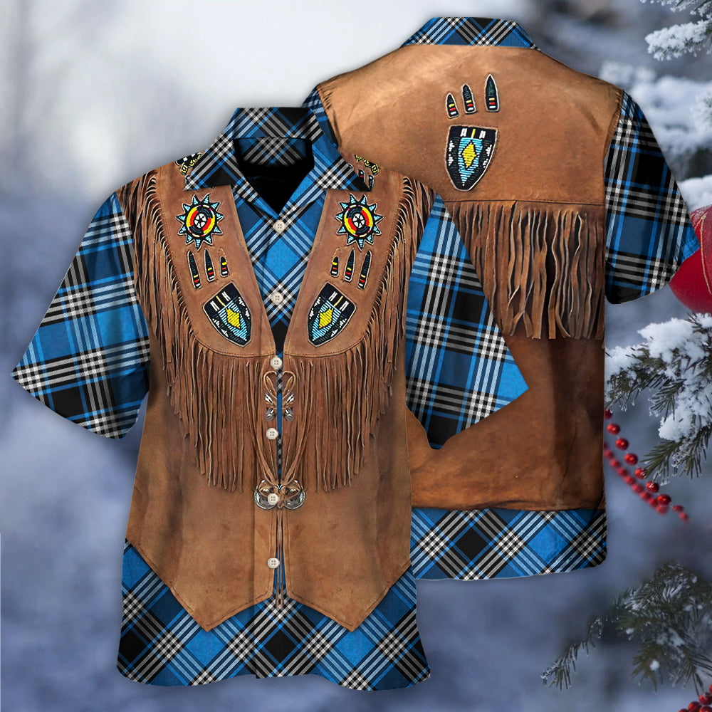 Christmas Santa Native American Jacket - Hawaiian Shirt - Reefox
