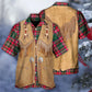 Christmas Santa Vintage Western Jacket Fringe - Hawaiian Shirt - Reefox