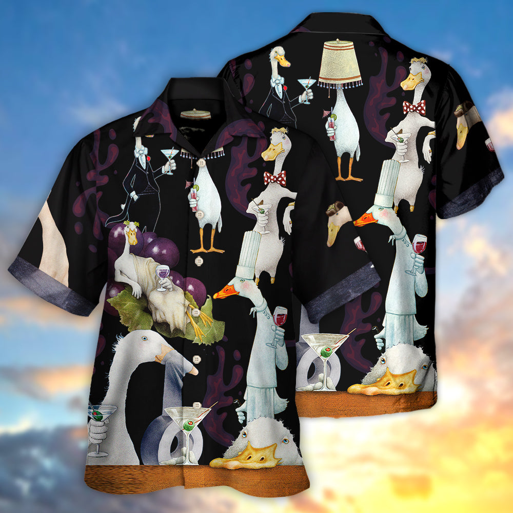 Cocktail Shut The Duck Up - Hawaiian Shirt - Reefox