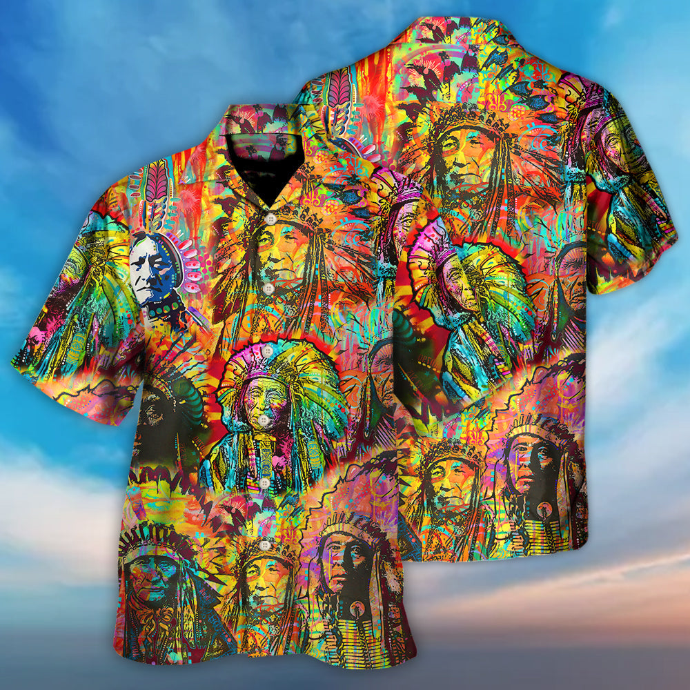 Native American It's In My DNA - Hawaiian Shirt - Reefox