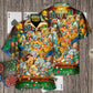 Gambling Dog Canines Playing Poker - Hawaiian Shirt - Reefox
