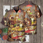 Gambling Dog Playing Poker - Hawaiian Shirt - Reefox