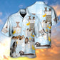 Dog Grooming Shower Happy In Bathroom - Hawaiian Shirt - Reefox