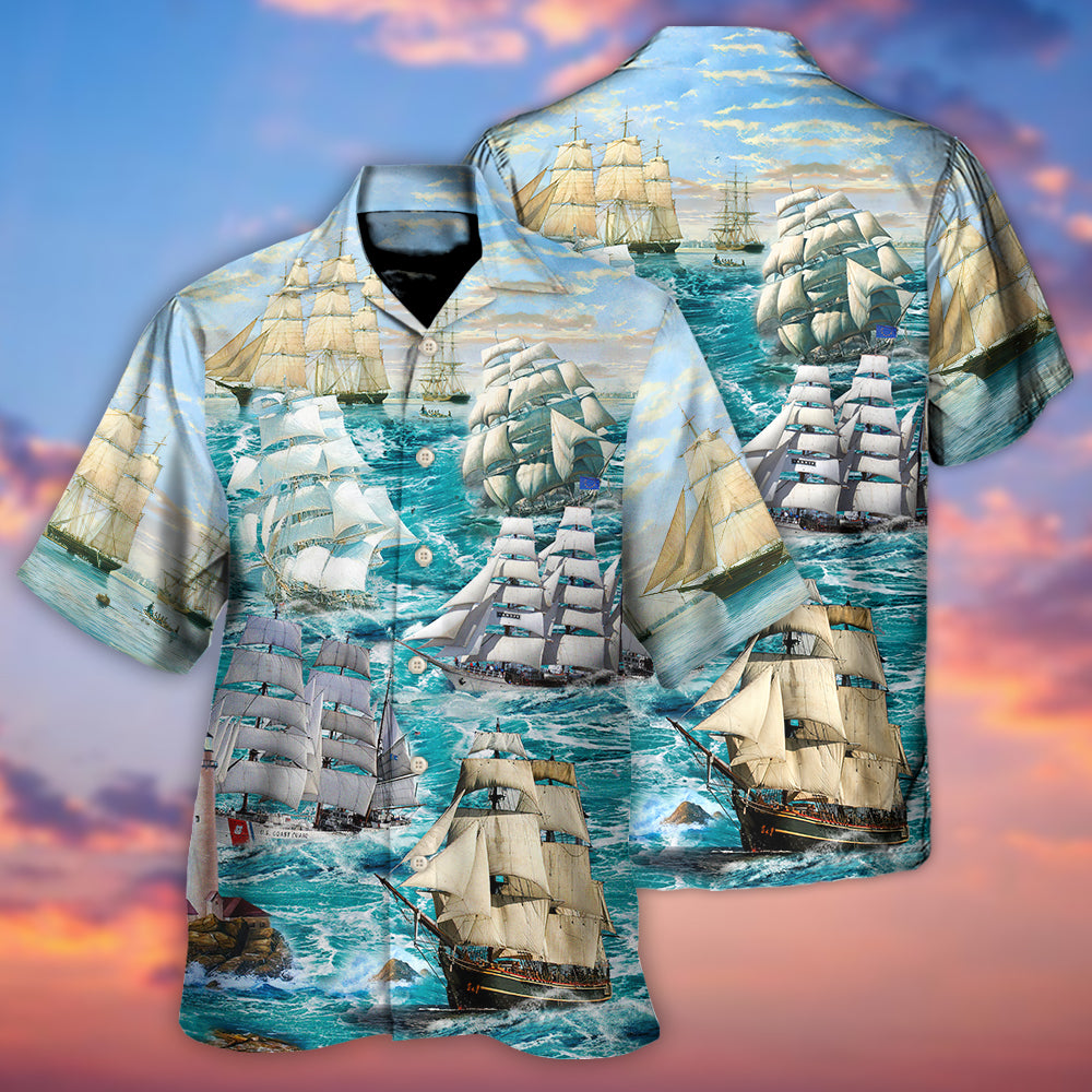 Sail Flying Cloud Under Sea - Hawaiian Shirt - Reefox