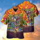 Disc Golf Ball Games Tree Tropical Island Paradise - Hawaiian Shirt - Reefox
