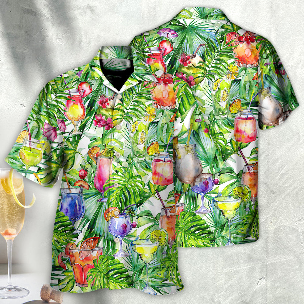 Cocktail Beach Drinks Bar Party - Hawaiian Shirt - Reefox