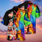 Piano Music Neon Colorful - Hawaiian Shirt - Reefox