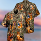 German Shepherd Dog Love Hunting - Hawaiian Shirt - Reefox