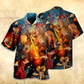 Violin Music Fire Burn Fire - Hawaiian Shirt - Reefox