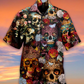Skull Queen Love Flowers - Hawaiian Shirt - Reefox