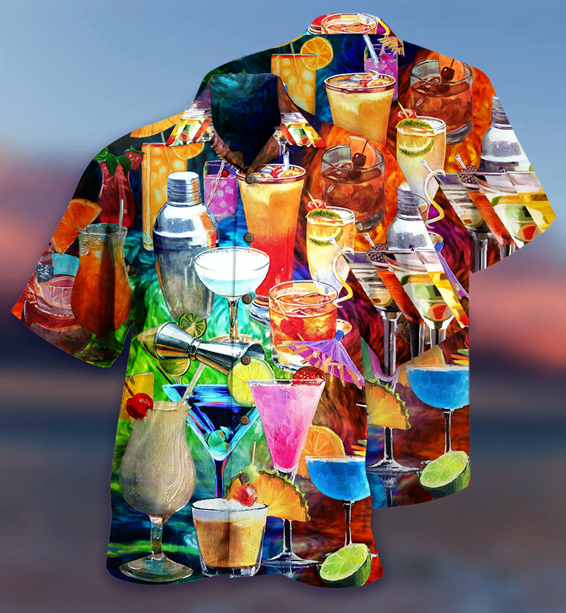 Cocktail Fruit Colorful Style - Hawaiian Shirt - Reefox