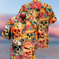 Skull Beautiful And Flowers - Hawaiian Shirt - Reefox