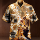 Skull Drink Coffee Feel Alive - Hawaiian Shirt - Reefox